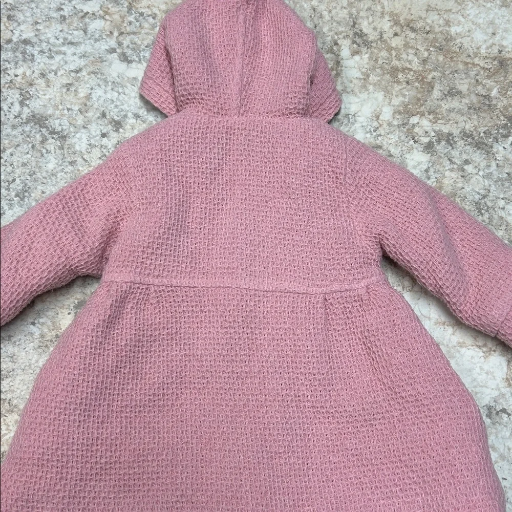 Spunky Kids Pink Hooded Pea Coat